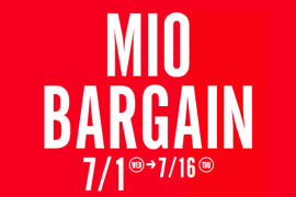 天王寺ミオにて「MIO BARGAIN」開催！