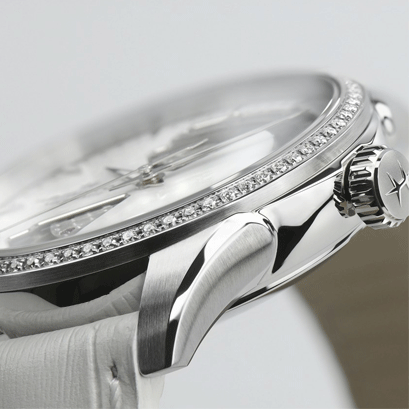 ジャズマスター オープンハート LADY AUTO 36MM DIAMONDS