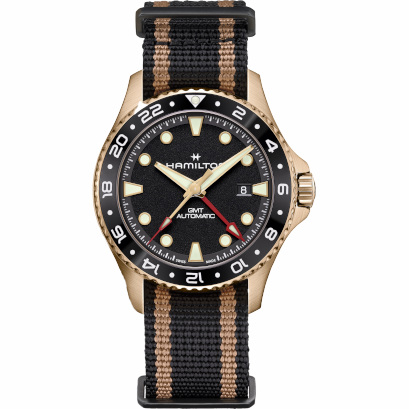 カーキ ネイビー Scuba Automatic GMT 43mm Bronze