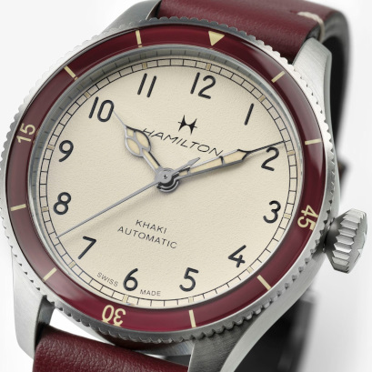 カーキ アビエーション Pilot Pioneer Auto 38mm