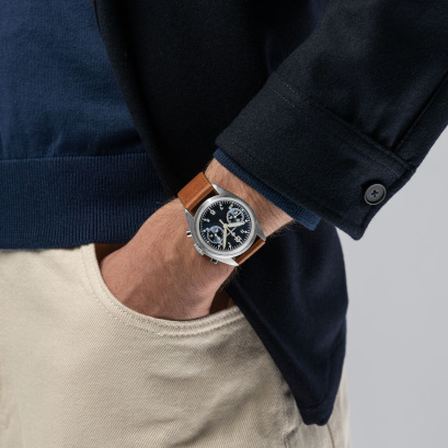 カーキ アビエーション Pilot Pioneer Mechanical Chrono