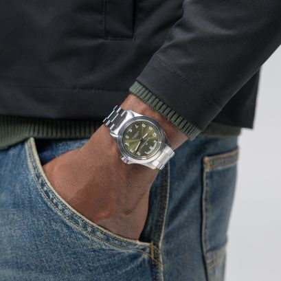 カーキ フィールド キング デイデイト オート